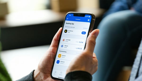 Mobile banking app